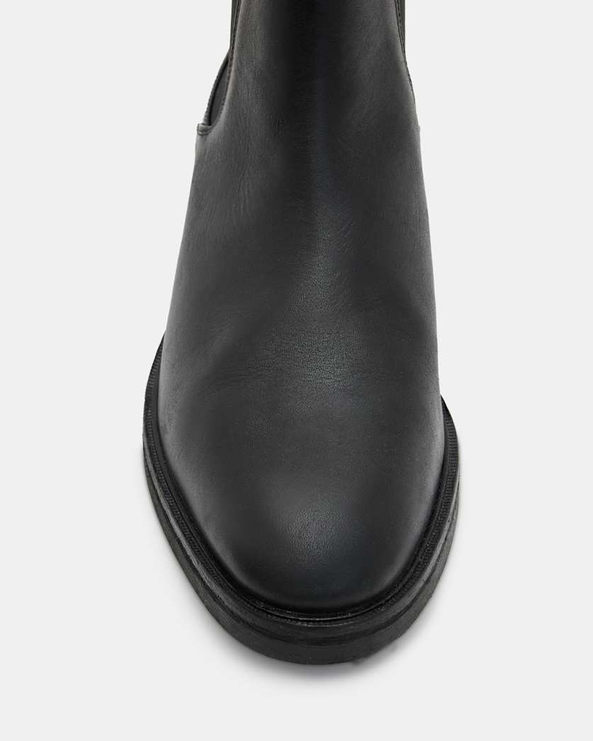Creed Leather Chelsea Boots Black | ALLSAINTS US